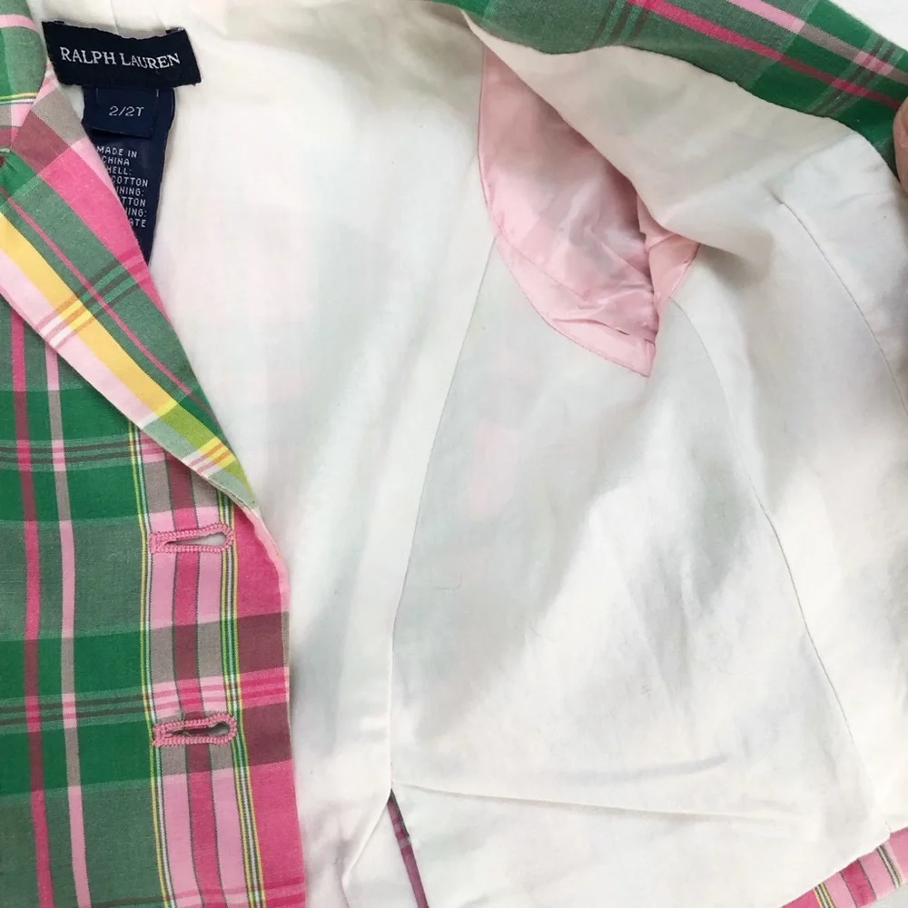Ralph Lauren plaid blazer